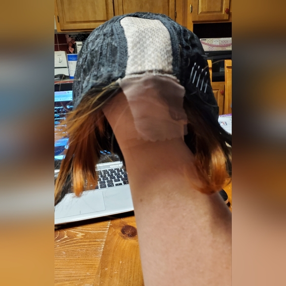 Short Bob Pixie Cut  ombre golden top to black wig 10" Synthetic - Picture 13 of 16